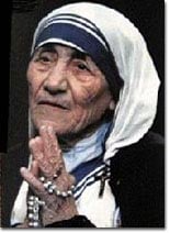 Mother Teresa  (http://www.tisv.be/mt/en/pic.htm)