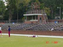 Bleachers at Armfield Athletic Center (Rob Burman/Guilfordian)