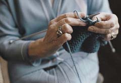 Learn to knit, do something productive! (ww.corbis.com)