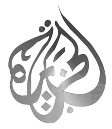 The corporate logo of the controversial Arab news ()