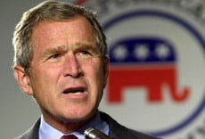 President George Bush has been re-elected to office (www.usofficepristina.rpo.at)