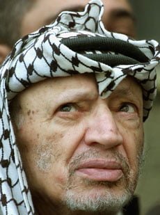 Palestinian leader Yassar Arafat died early in the morning of Nov. 11 (gloria.idc.ac.il)