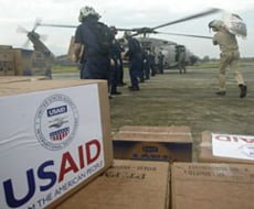 American aid being sent ()