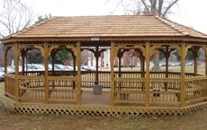 New gazebos exist due to changes to the smoking policy ()