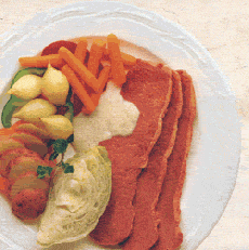 Corned Beef and Cabbage is traditionally eaten by Irish Americans on St. Patricks Day (northcenter.com)