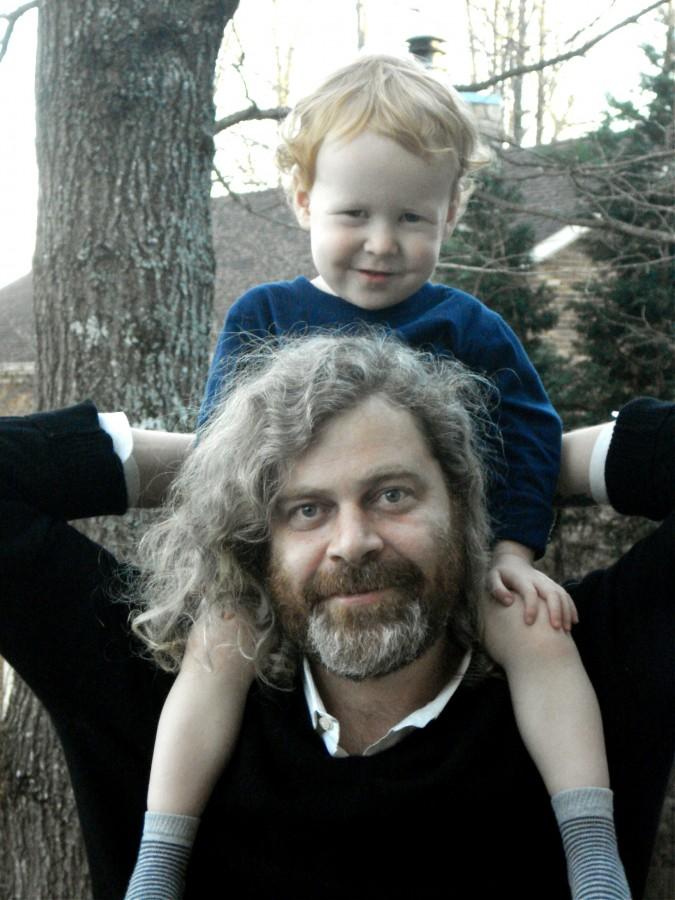 Mortensen with his son (Courtesy of Eric Mortensen)