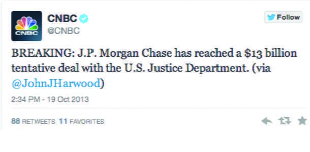 JPMorgan Chase is scapegoat for others crime