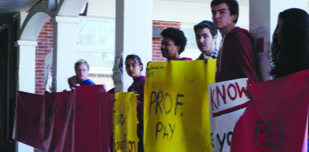 Administrative bloat sparks  student protest