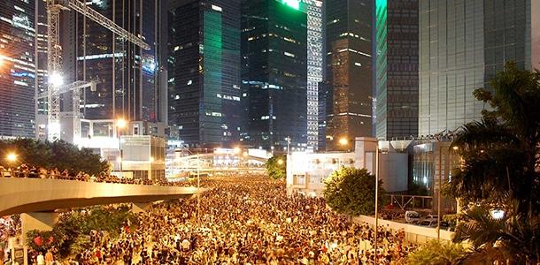 Students protest in Hong Kong for better representation