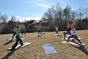 Yoga provides an escape from stress, anxiety