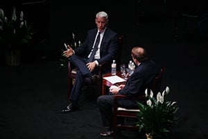 Journalist Anderson Cooper shares stories for Bryan Series