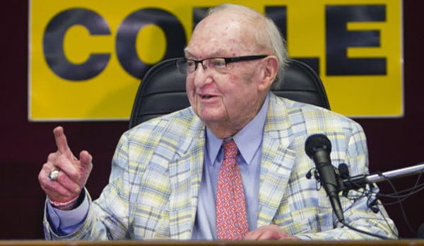 Congressman Coble announces he will not seek re-election at a press conference last year