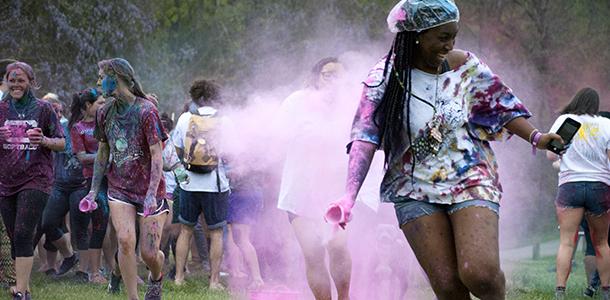 Serendipity kicked-off with a Colorfest on Friday, April 1, drawing out students and community members to partake in the celebration of Spring.