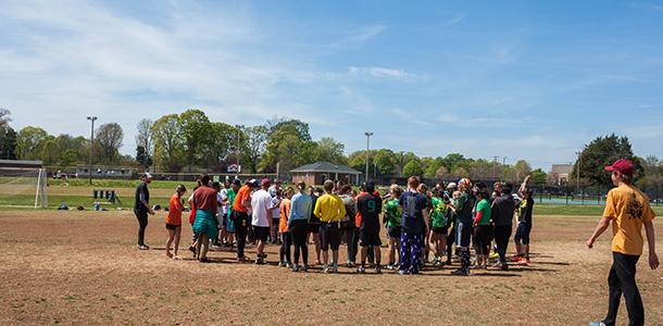 Guilford+hosted+the+annual+Ultimate+tournament+on+April+9+and+10%2C+bringing+together+both+current+student+and+alumni+Frisbee+devotees