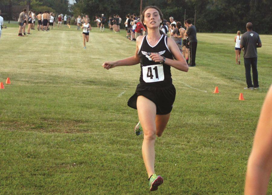 Sommer Fanney ’18 placed 36th during the ODAC Preview meet in 2016. // Photo courtesy of Guilford Athletics.