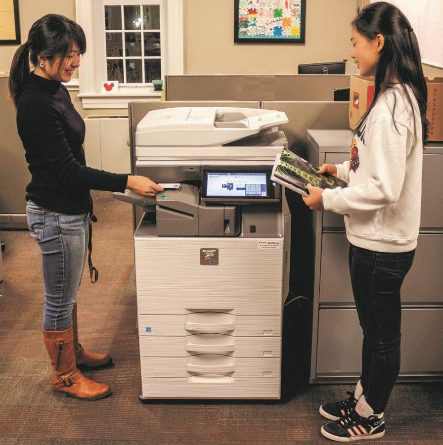 New+Sharp+printers+appear+across+campus