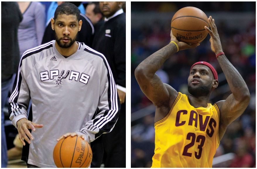 “tim duncan and lebron james”的图片搜索结果