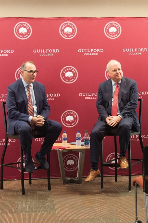 Karl Rove David Axelrod Chuck Todd Guilford College Bryan Series Q & A