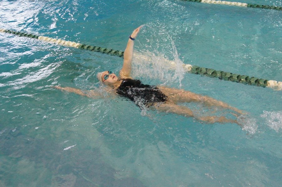 Guilford College womens swimming Rebecca Shenhouse