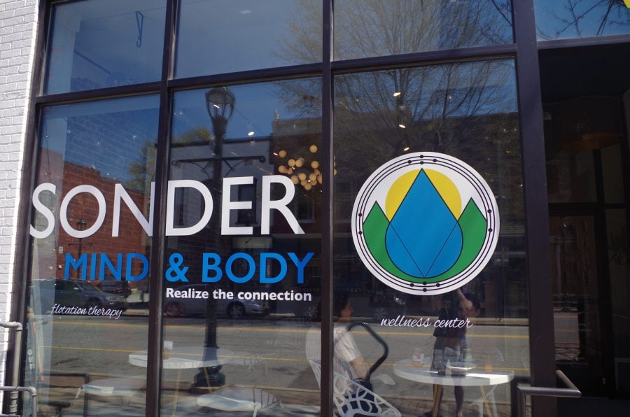 In addition to floatation therapy, Sonder Mind & Body in downtown Greensboro offers massage therapy, yoga and meditation sessions.