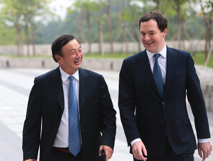 Huawei CEO Ren Zhengfei calls out the United States for the pressure being put on the Chinese tech giant.//photo courtesty of HM Treasury/Flickr