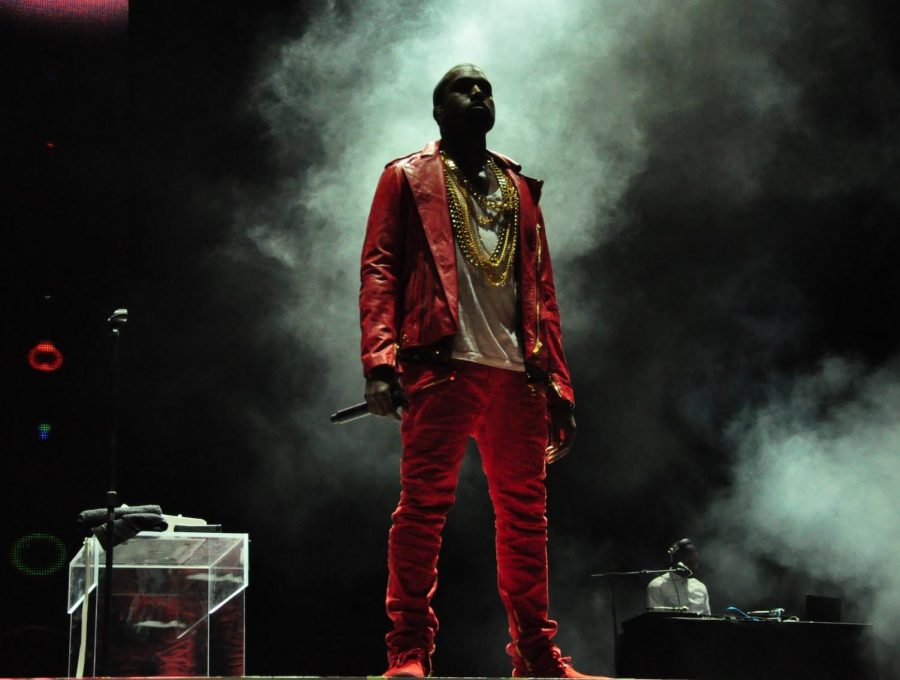 Kanye West at Lollapalooza Chile in 2011.