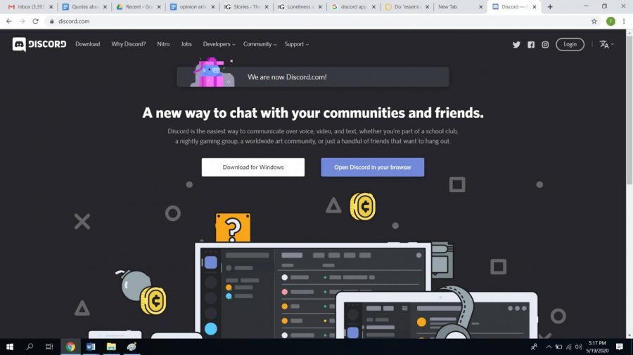 Discord allows users to interact with others in several ways, including text channels, voice channels and shared computer screens. 