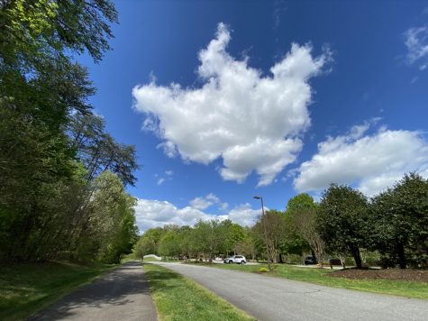A bright spring afternoon in an uncharacteristically vacant Triad Park, Kernersville, NC.

