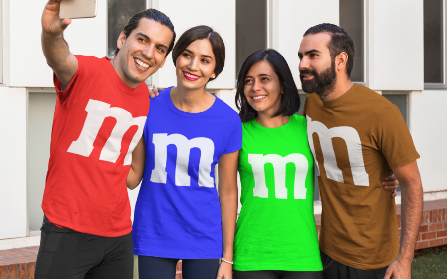 M&M Easy Halloween Costume T-Shirt