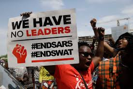 Nigerian protestors call for SARS to be disbanded