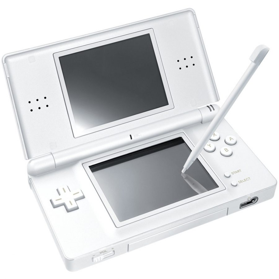 creativecommons.org

A white Nintendo DS, the handheld which the original Diamond and Pearl were made for
