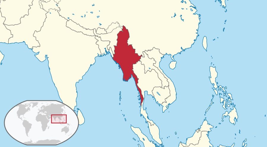 Myanmar is situated north-east of India and directly north-west of Thailand, where much of the news coverage on the situation comes from. 