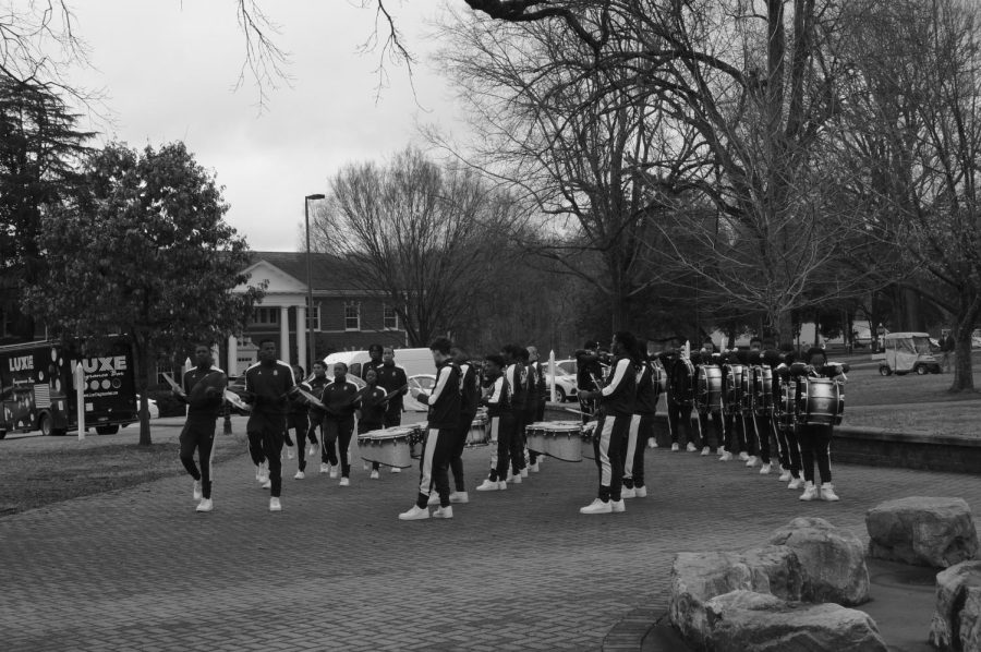 Coldsteel marches onto campus for Black History Month