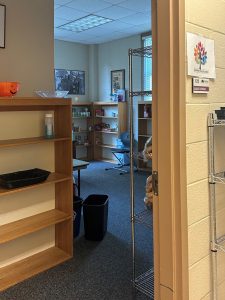 The Quaker Cupboard in King 122 provides free access to snacks and food for Guilford College students.