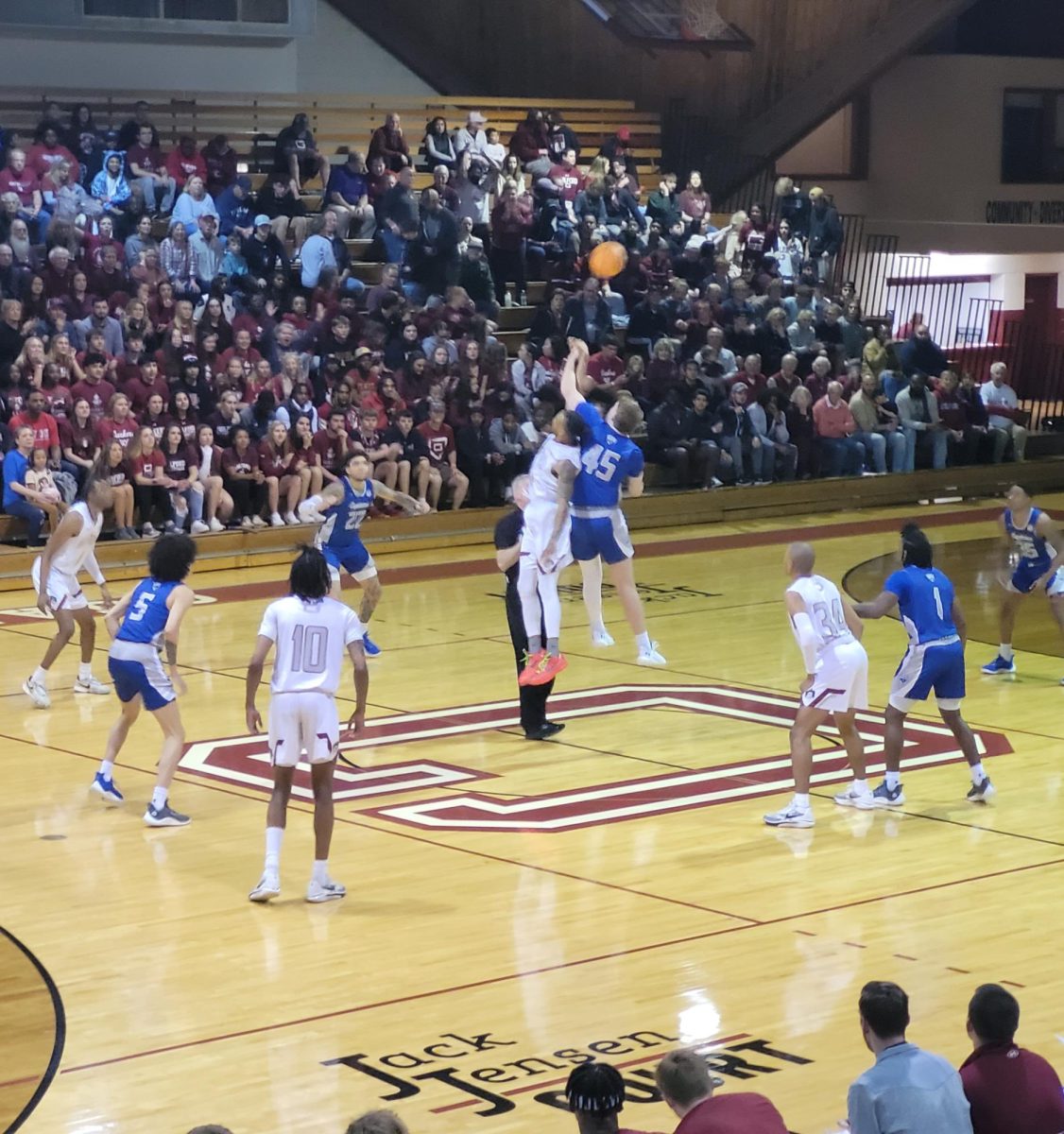 Guilford College hosted the Quakers men’s basketball NCAA Division III quarterfinals game against Christopher Newport University on March 9.