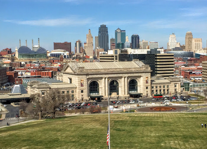 The Union Station area in Kansas City, Missouri, pictured here, was the site of the Feb. 14 Super Bowl rally where one person was killed and more than 20 were injured.